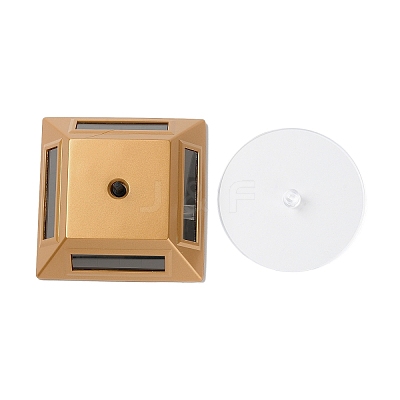 ABS Plastic 360 Degree Rotating Solar Power Battery Turntable Jewelry Display Stand ODIS-C010-01B-1