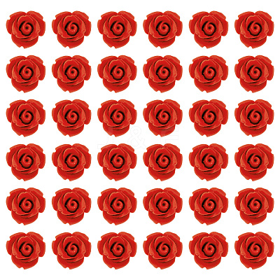 50Pcs Cinnabar Beads CARL-BT0001-01-1