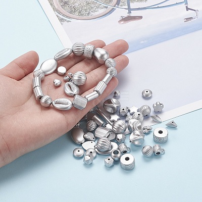 Plated Acrylic Beads MACR-YW0001-29P-1