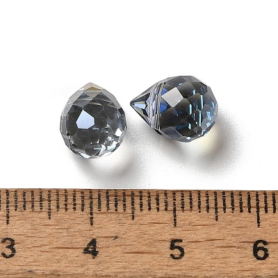 Electroplated Glass Beads GLAA-K062-01A-FR06-1