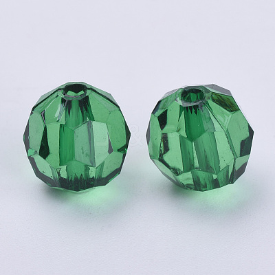 Transparent Acrylic Beads X-TACR-Q257-10mm-V17-1