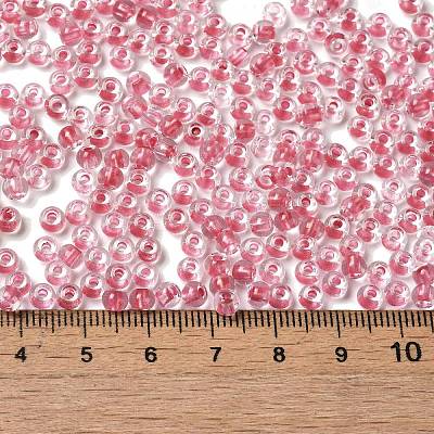 6/0 Transparent Inside Colours Glass Seed Beads SEED-P006-01A-10-1