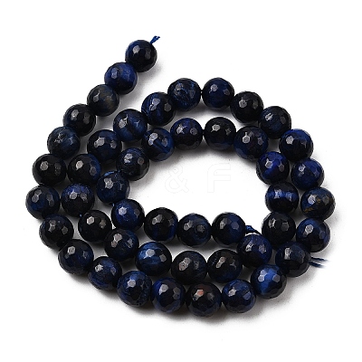 Natural Tiger Eye Beads Strands G-M445-A01-03-1