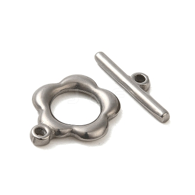 Non-Tarnish 304 Stainless Steel Toggle Clasps LS-STAS-Q324-16P-1