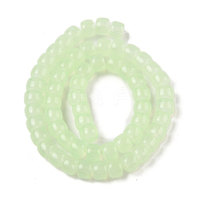 Baking Plating Glass Beads Strands GLAA-H036-01D-1