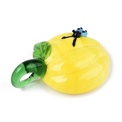 Handmade Lampwork Pendants LAMP-N034-02B-1