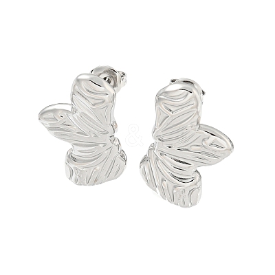 304 Stainless Steel Earring Findings EJEW-O002-09P-1