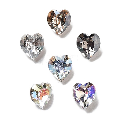 K9 Glass Rhinestone Cabochons GLAA-H034-02C-1