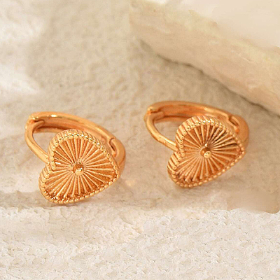 Brass Hoop Earrings CM4526-1-1