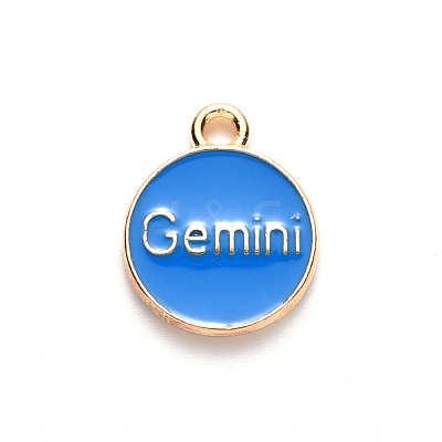 Alloy Enamel Pendants X-ENAM-S124-01A-02I-1