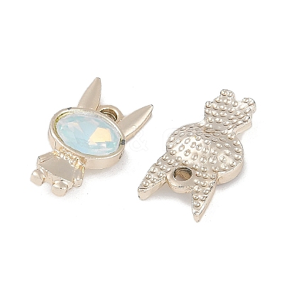 UV Plating Alloy Pendants FIND-M018-30KCG-1