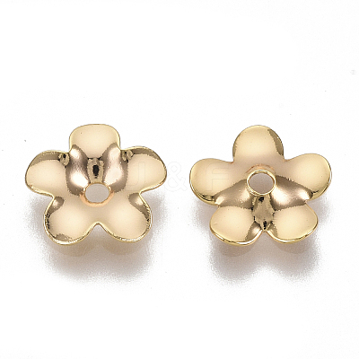 Brass Bead Caps X-KK-T055-002G-NF-1