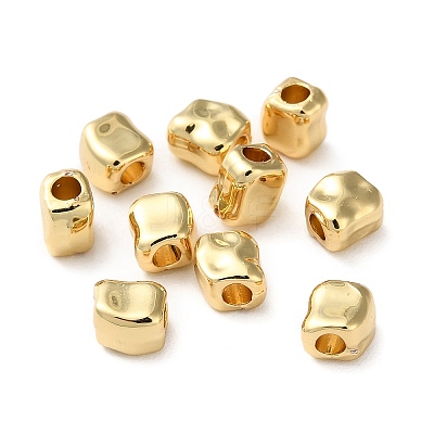 Rack Plating Brass Spacer Beads X-KK-K346-30G-1