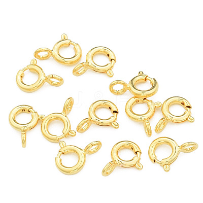 Brass Spring Ring Clasps KK-N259-10-1