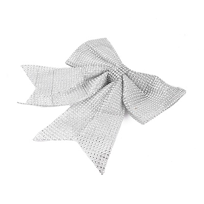 Christmas Cloth Big Bowknot Pendant Decorations AJEW-S088-05B-1
