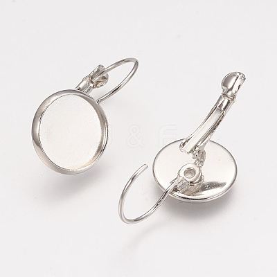 Brass Leverback Earring Findings LS-KK-H023-P-1