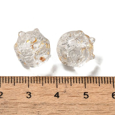 Transparent Glass Beads GLAA-D025-05H-1