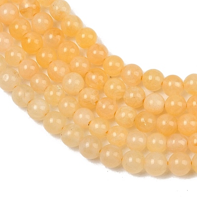 Natural Topaz Jade Beads Strands G-M438-A06-01-1