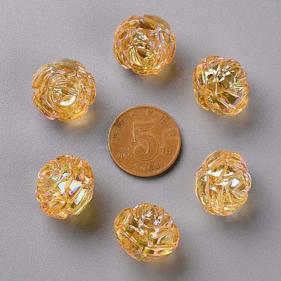 Transparent Acrylic Beads TACR-S154-31C-919-1