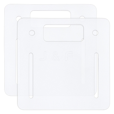 Plastic Card Holder AJEW-WH0473-36A-1