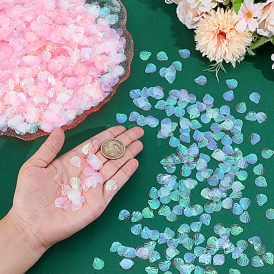 2000Pcs UV Plating Resin Charms RESI-NB0002-17C-1