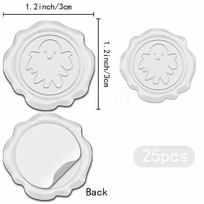 25Pcs Adhesive Wax Seal Stickers DIY-CP0011-30F-1
