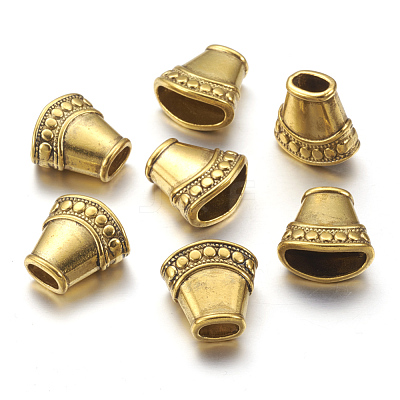 Tibetan Style Bead Cones X-TIBEB-A124175-AG-FF-1