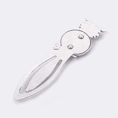 Tibetan Style Alloy Bookmarks X-AJEW-JK00145-M-1