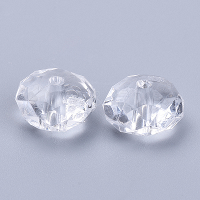 Transparent Acrylic Beads X-TACR-Q258-22mm-V01-1