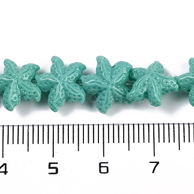 Synthetic Coral Dyed Carved Beads Strands CORA-K009-06A-05-1