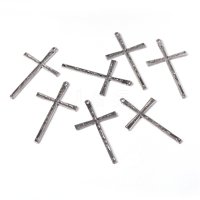 Tibetan Style Alloy Cross Large Pendants EAAA0100Y-NF-1