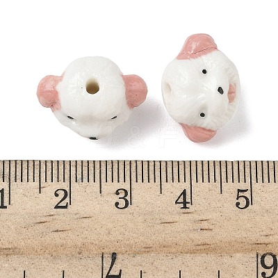 Handmade Porcelain Beads PORC-K003-06B-1
