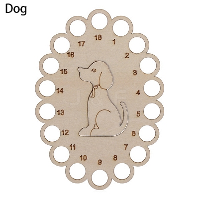 Wooden Embroidery Thread Plate PW-WG93817-06-1