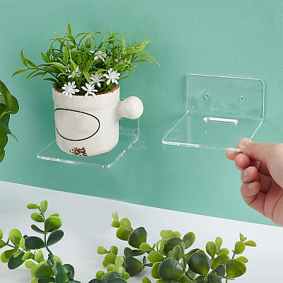 Transparent Acrylic Wall Mounted Display Stands LS-ODIS-WH0025-84-1