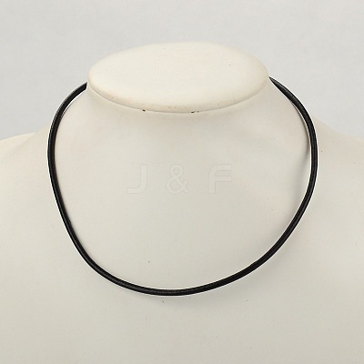 Cowhide Leather Necklace Making X-AJEW-JW00001-03-1
