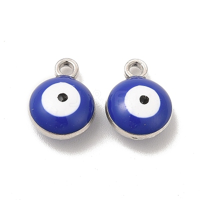 Alloy Enamel Charms PALLOY-I217-08P-1