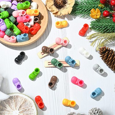 60Pcs 12 Colors Opaque Resin Cabochons RESI-CJ0004-81-1