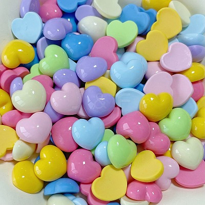 Cartoon Opaque Resin Cabochons X-RESI-C039-01P-1