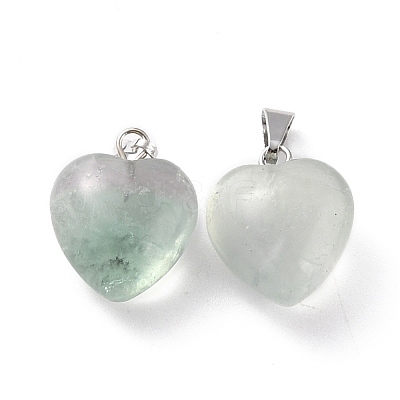 Natural Fluorite Pendants G-I311-A36-1