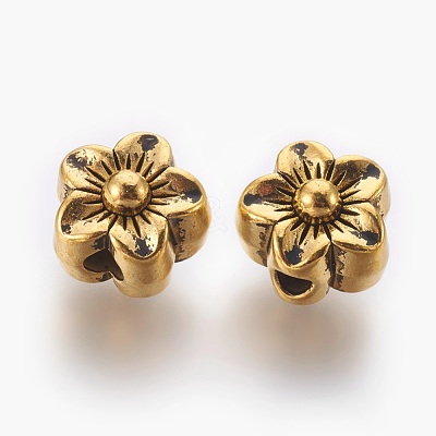 Tibetan Style Alloy Beads MPDL-5452-AG-LF-1