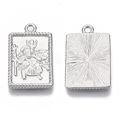 Brass Pendants KK-R126-028P-NF-1