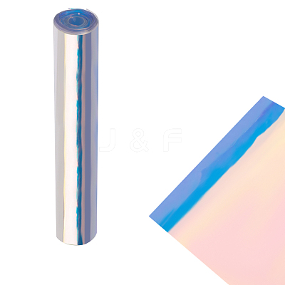 Clear Glitter PVC Vinyl Fabrics DIY-WH0100-A-01-1