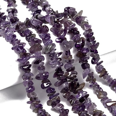 Natural Amethyst Beads Strands Z0RRN-1