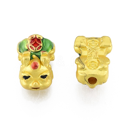 Alloy Enamel Beads FIND-G035-38MG-1