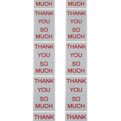 200Pcs Thank You Theme Stickers Roll DIY-M070-01I-1