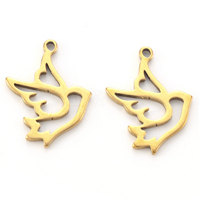 304 Stainless Steel Pendants X-STAS-N092-41G-1