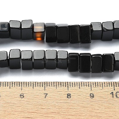 Natural Dyed & Heated Black Onyx Beads Strands G-C135-O01-01-1