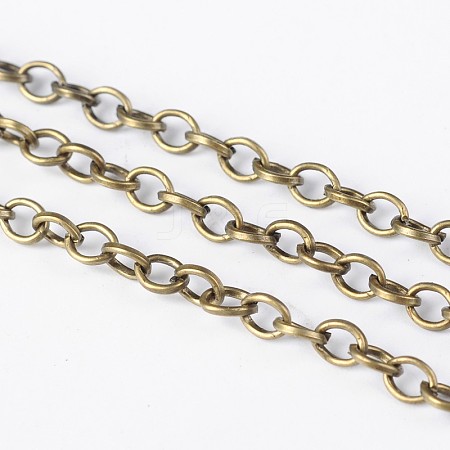 Iron Cable Chains CH-R022-4x4mm-AB-NF-1