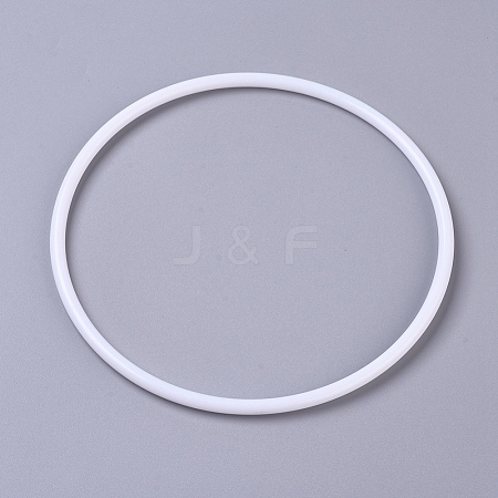 Hoops Macrame Ring DIY-WH0157-47E-1