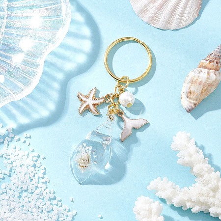 Luminous Transparent Acrylic Keychains KEYC-JKC01357-02-1